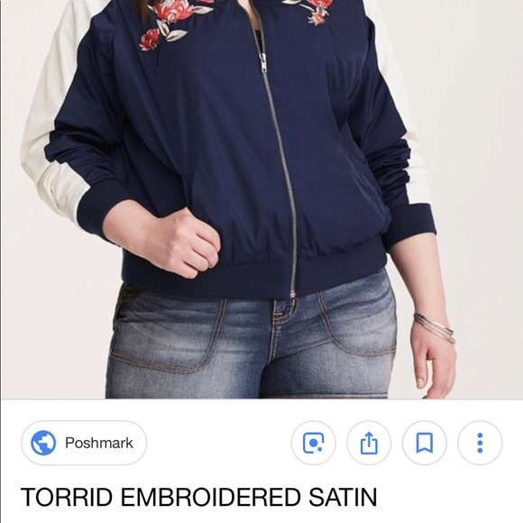 Torrid Bomber Jacket - Picture 2 of 6